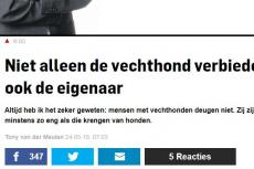 Stroom aangiften tegen discriminatie in column Brabants Dagblad